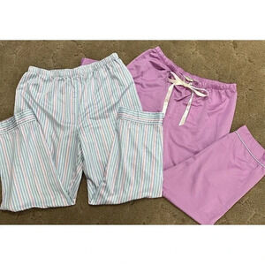 Appleseed's Pajama Pants Set Of Two Large 34x28.5 Loungewear Sleepwear